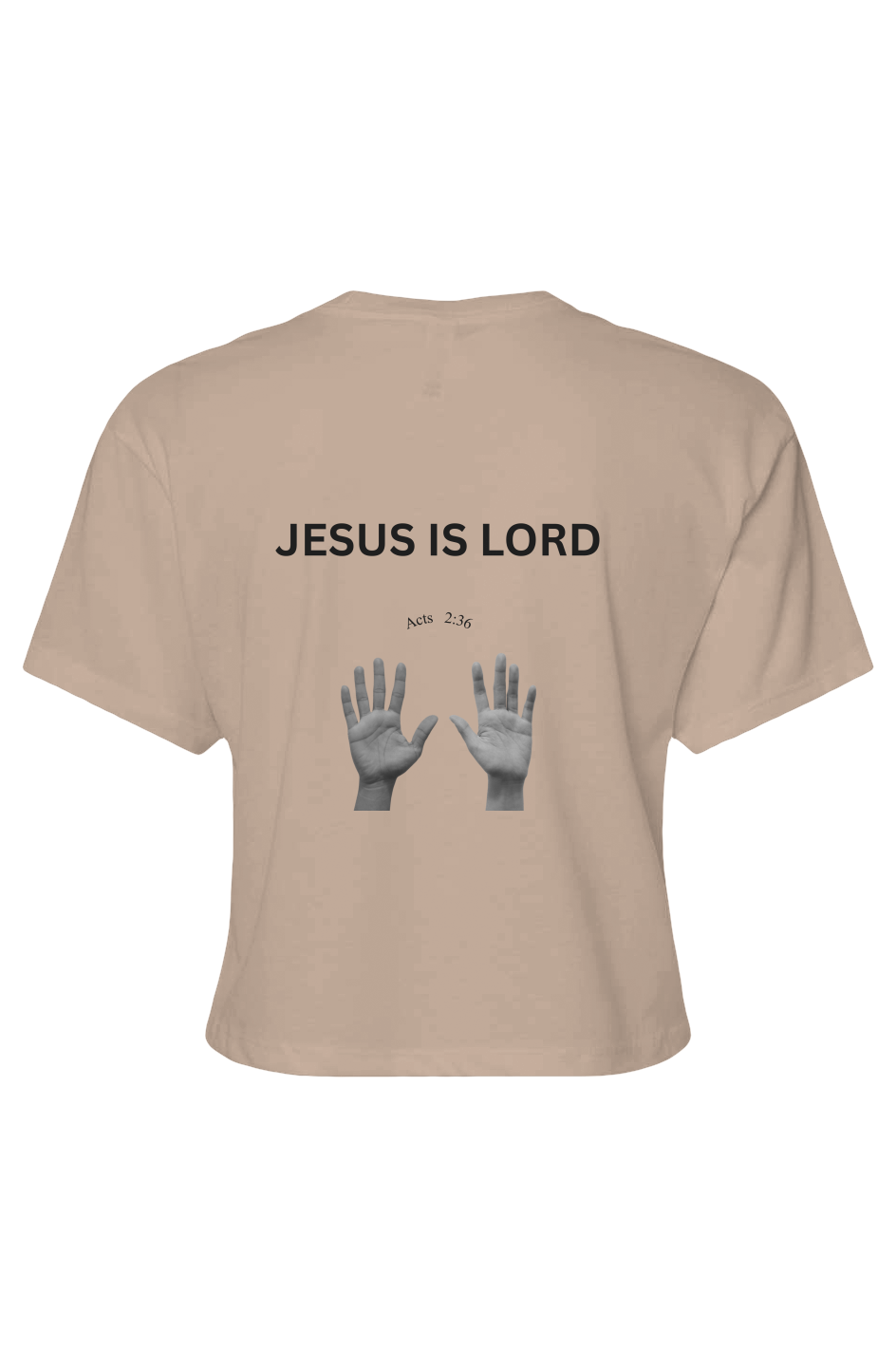 Jesus Is Lord - Womens Ideal Crop Top