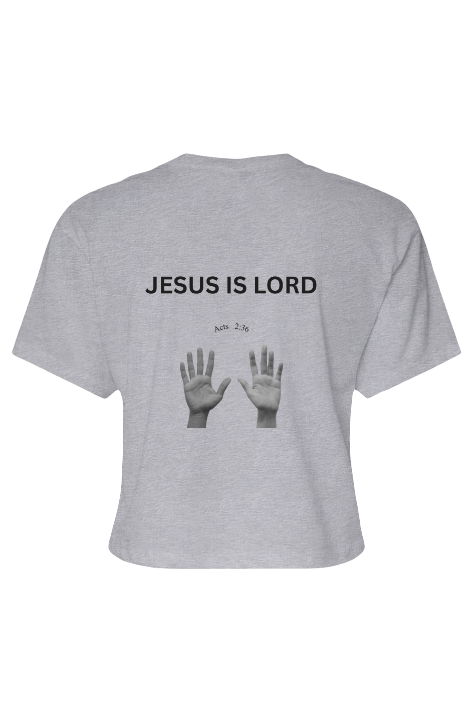 Jesus Is Lord - Womens Ideal Crop Top