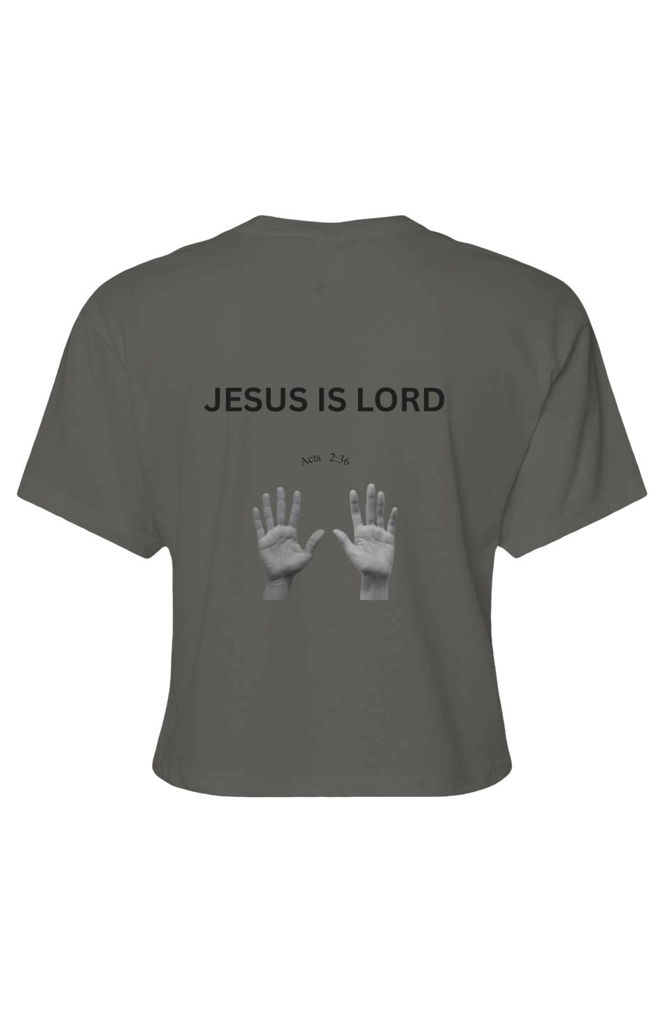 Jesus Is Lord - Womens Ideal Crop Top