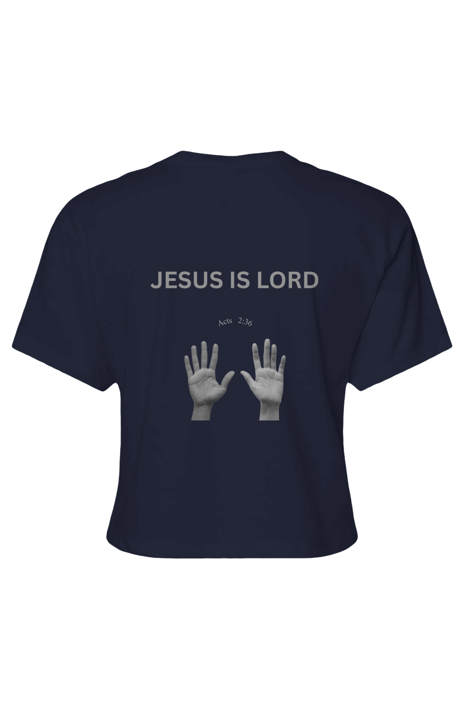 Jesus Is Lord - Womens Ideal Crop Top