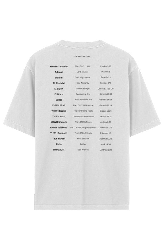 Name Above All Names - Garment-Dyed Drop-Shoulder Tee