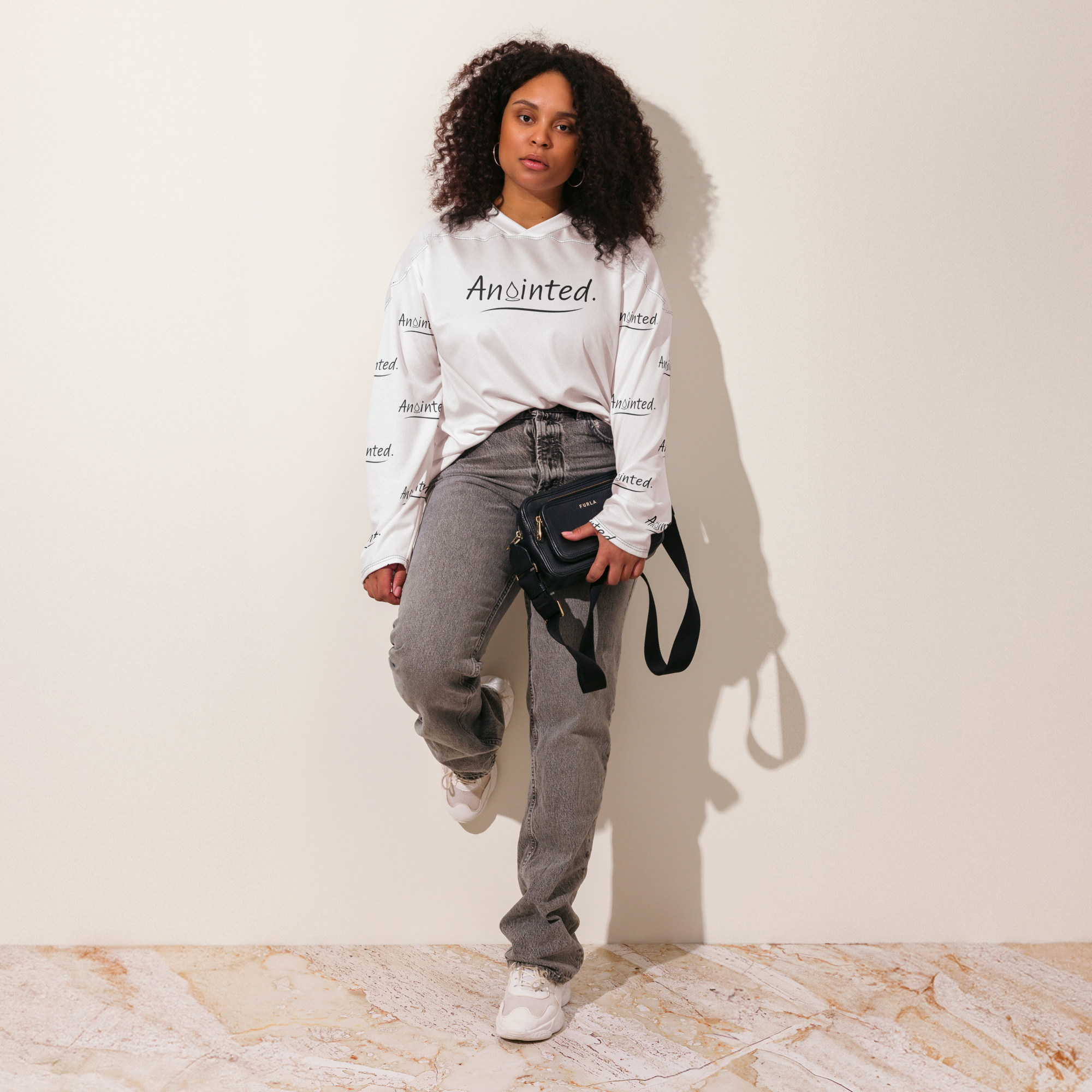 Anointed - Recycled hockey fan jersey