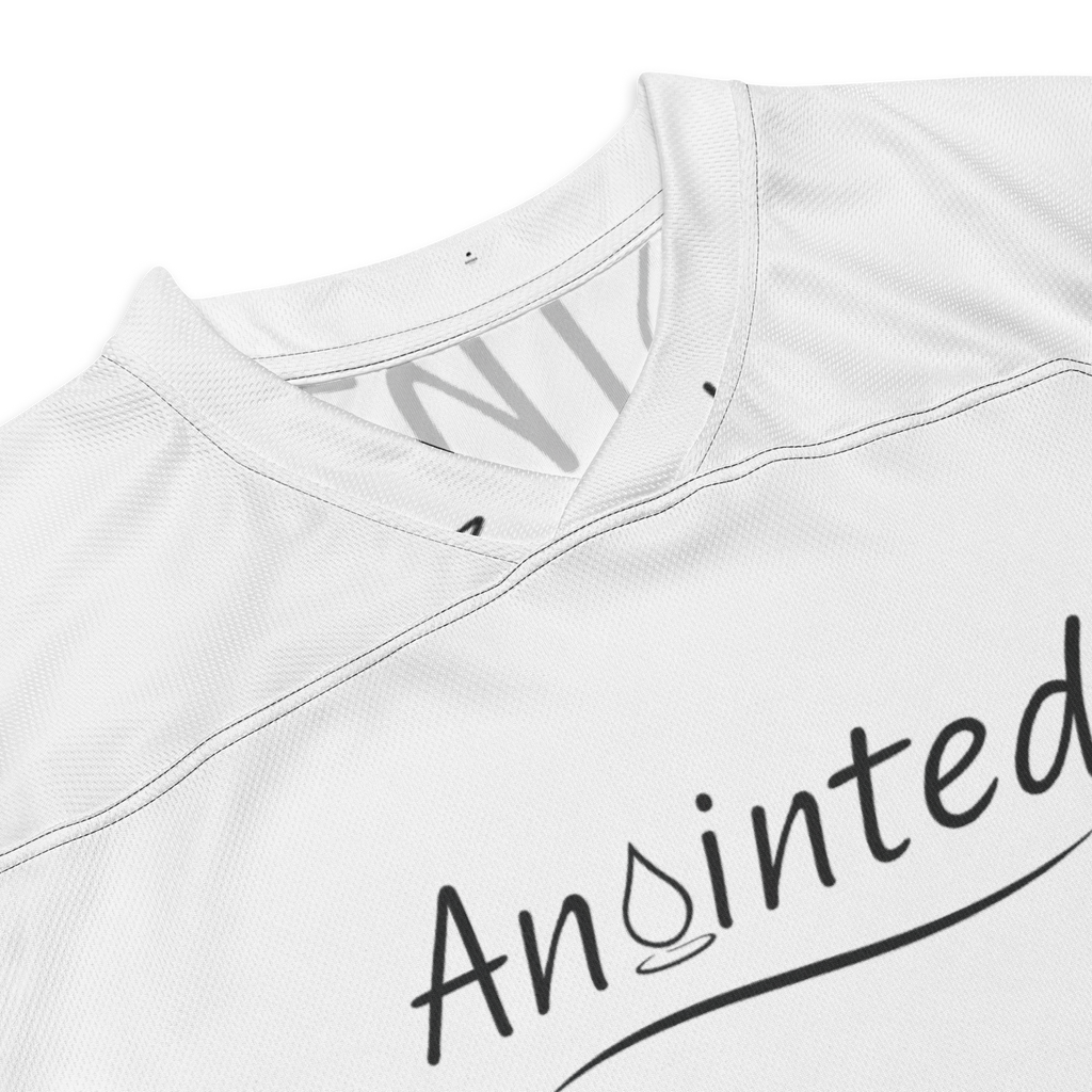 Anointed - Recycled hockey fan jersey